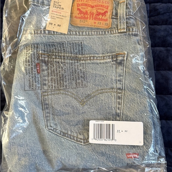 Levi's Light Blue Slim Taper Jeans - Picture 1 of 2